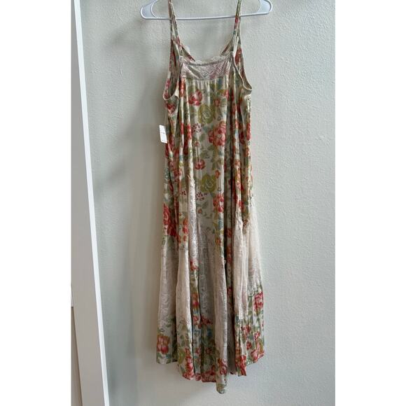 Free People NWT Intimately First Date Boho Printed Maxi Slip Dress | Size M - Picture 8 of 16